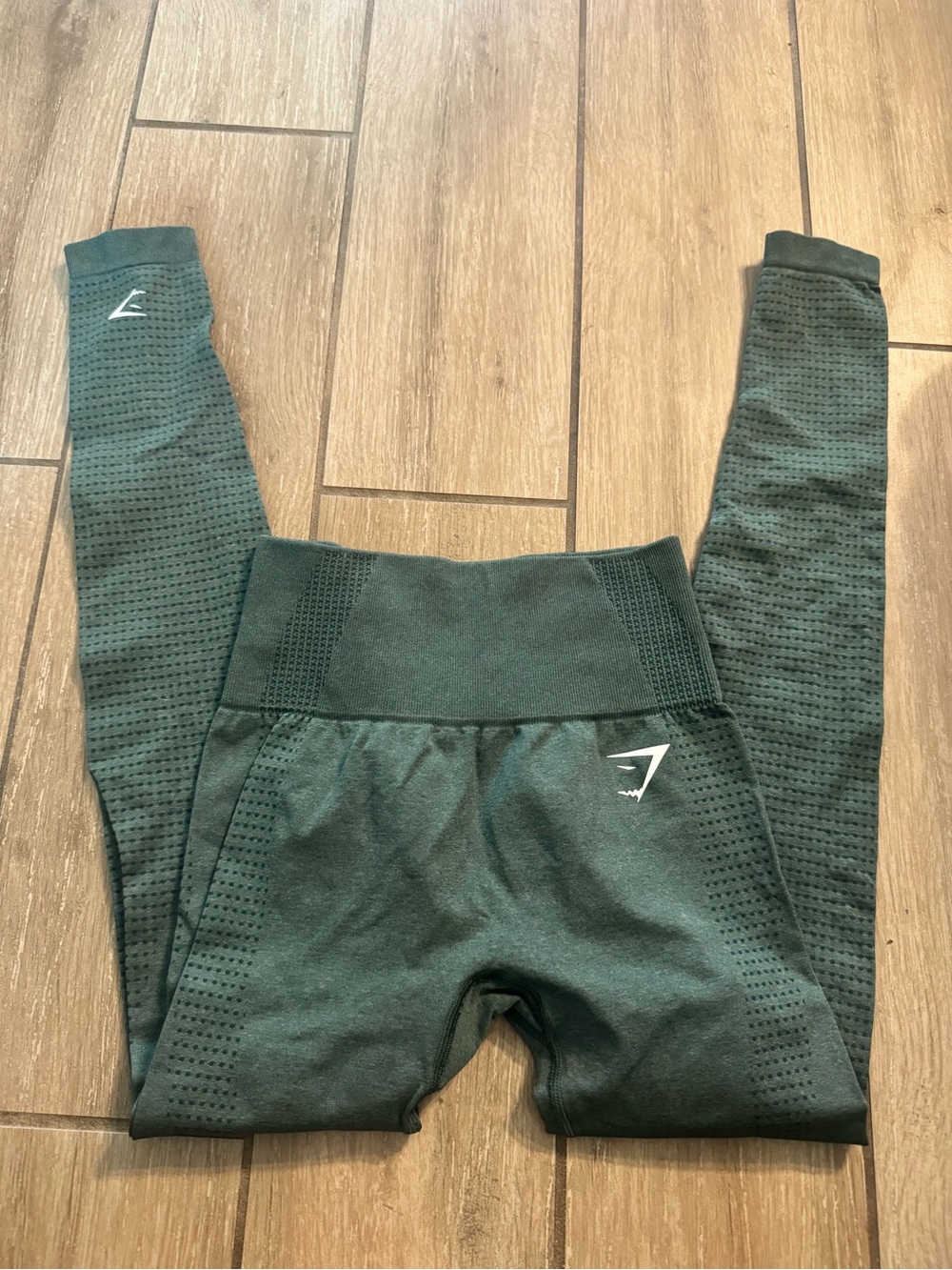 Gymshark Dark Green Seamless High-Waist Leggings